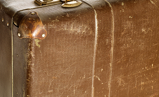 Scratches on Leather Faux Leather Luggage Cleaning in Toronto